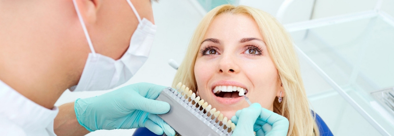 Lady getting dental implants